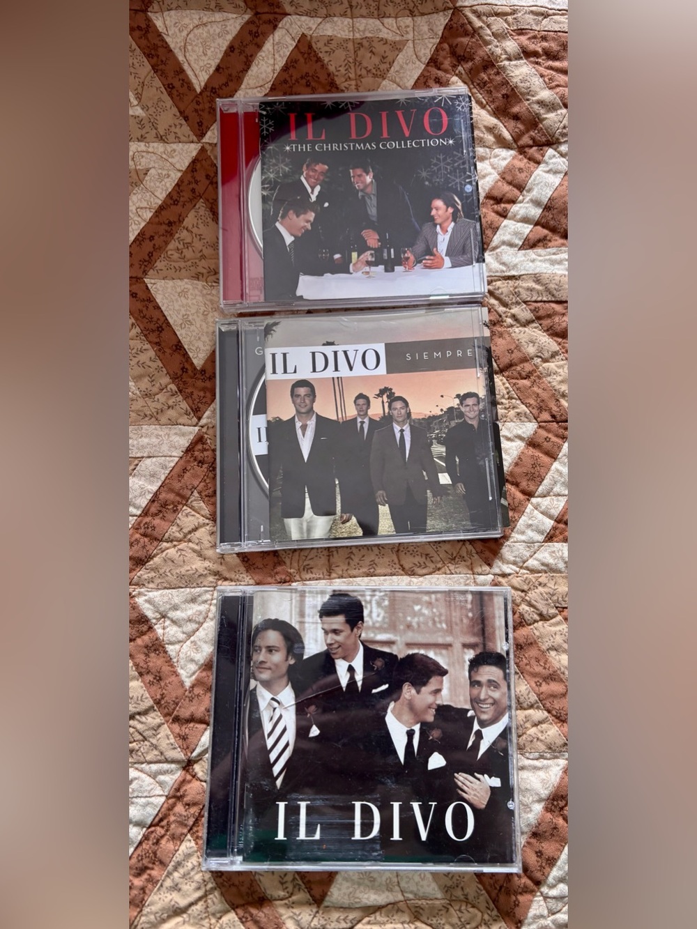 3 CD Lot Il Divo – Christmas Collection, Siempre & Self-Titled